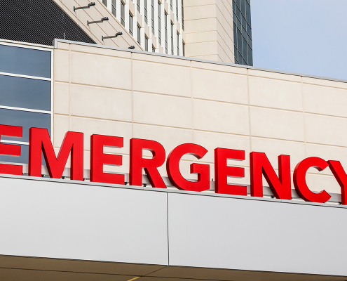 Hospital Emergency Sign